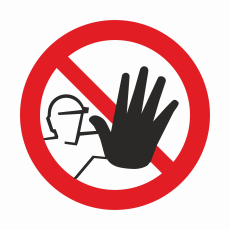 P 06 Доступ посторонним запрещен - Знаки безопасности