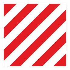 Знак "Крупногабаритный груз", 400х400мм, с/отражающая пленка, пластик - Знаки безопасности