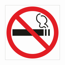 Знак о запрете курения (Минздрав), 100х100мм, пленка - Знаки безопасности